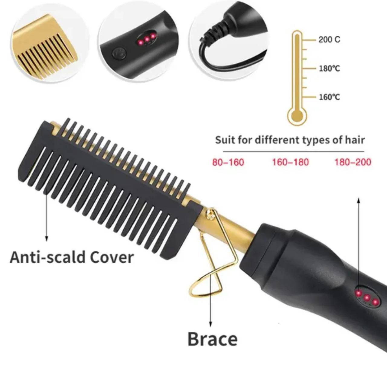 2 in 1 Hot Comb