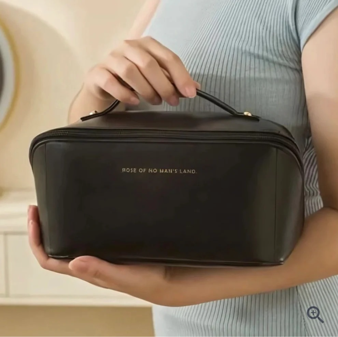 Leather Makeup Pouch