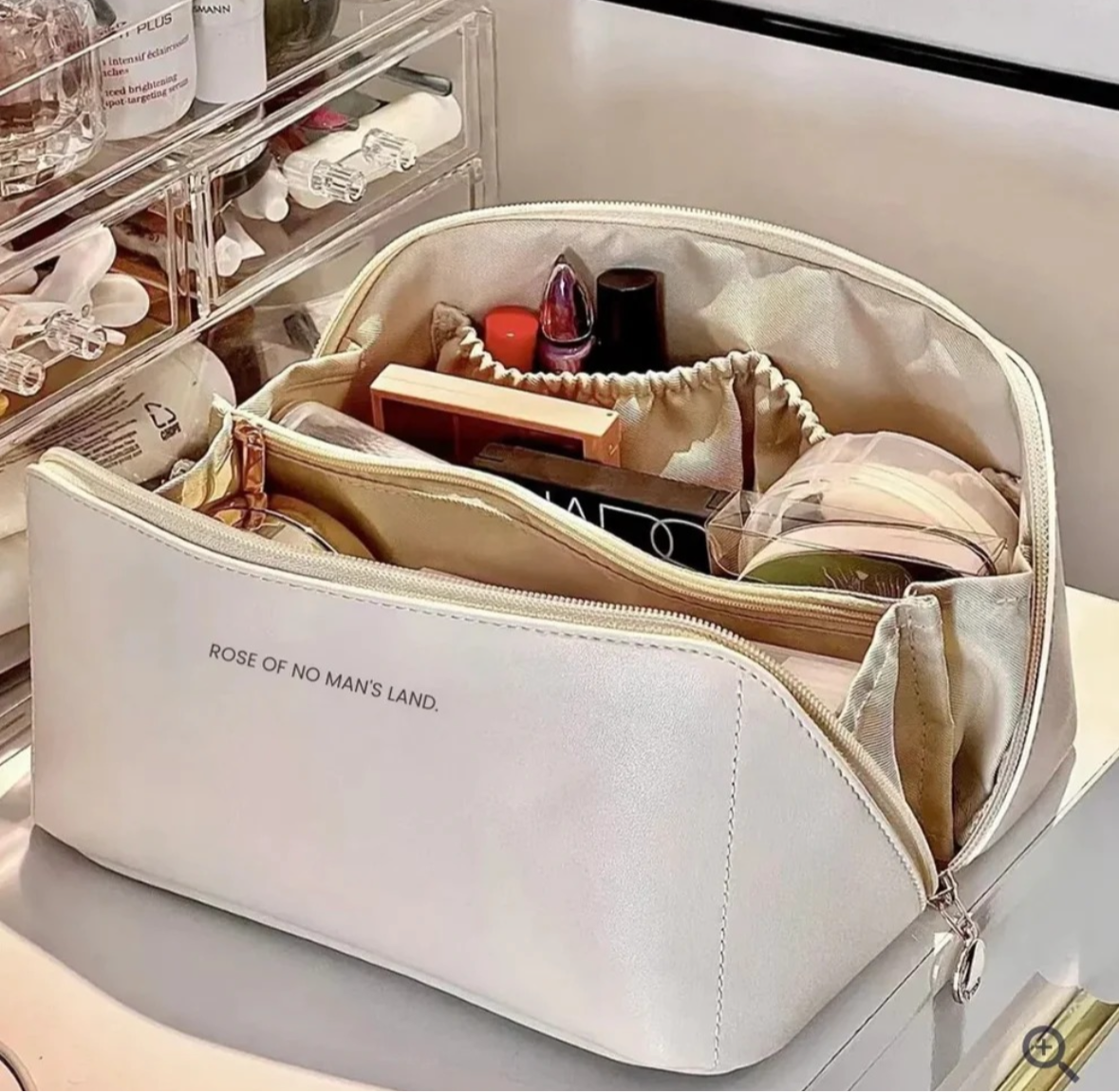 Leather Makeup Pouch